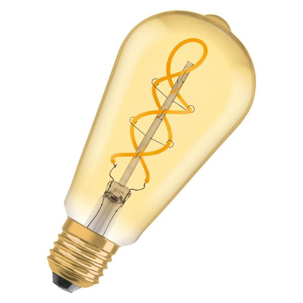 1906 LED edison kultainen filamentti 4W/820 (28W) E27