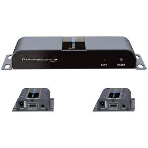 1X2 HDMI-jatkojakaja CAT6/6a/7 40m IR-takaisinsyöttö