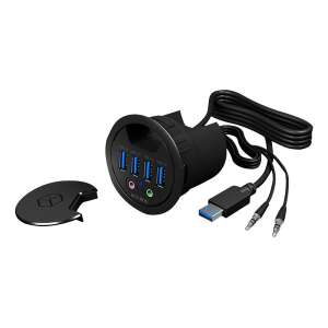 4 portin USB 3.0 -pöytähubi