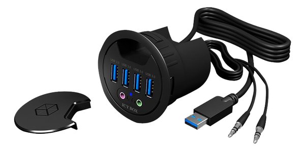4 portin USB 3.0 -pöytähubi