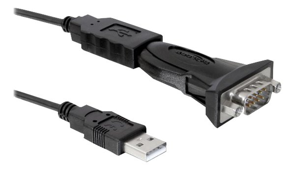 Adapteri USB 2.0 tyyppi-A 1 x Sarja RS-232 DB9