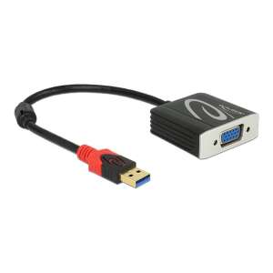Adapteri USB 5 Gbps Type-A uros VGA naaras