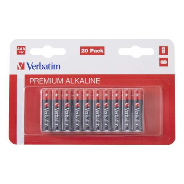 Alkaliparisto AAA 20 pakkaus
