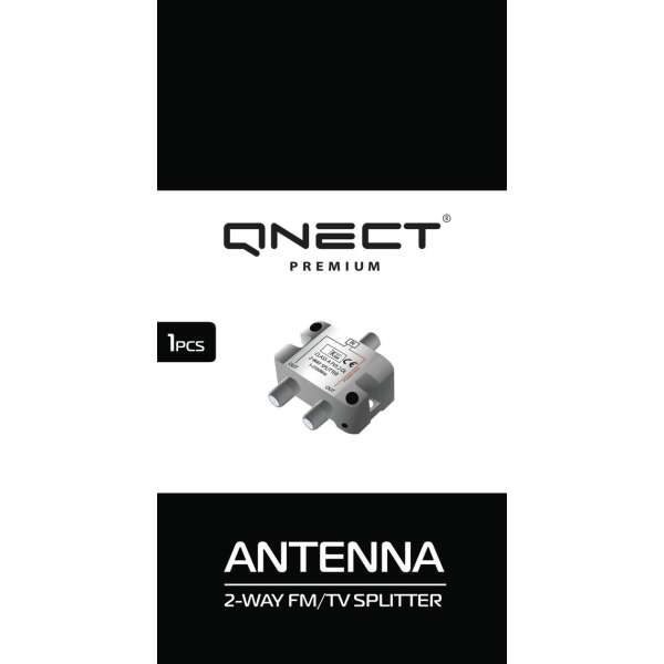 Antenni TV-jakaja F-liitin Luokka A 1 sisään/2 ulos