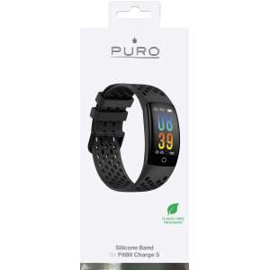 FitBit Charge 5/6 Silikoniranneke SPORT PLUS