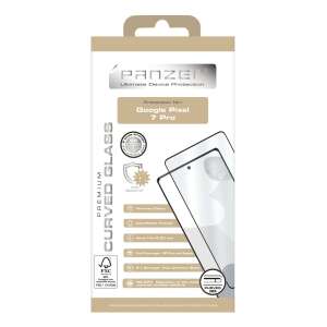 Google Pixel 7 Pro -puhelimen kaareva lasi