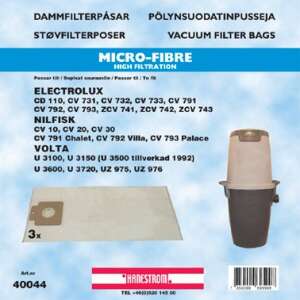 Imurointipussi Electrolux ei pääse