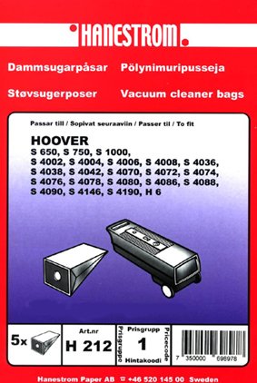 Imurointipussi HOOVER S 4002