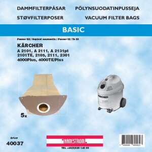 Imurointipussi Kärcher 2101. 2101TE