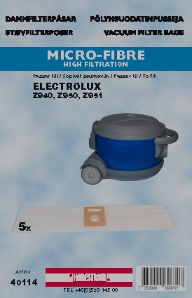 Imurointipussit Electrolux Z940