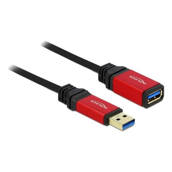 Jatkojohto USB 3.0 Type-A uros > USB 3.0 Type-A naaras 2m