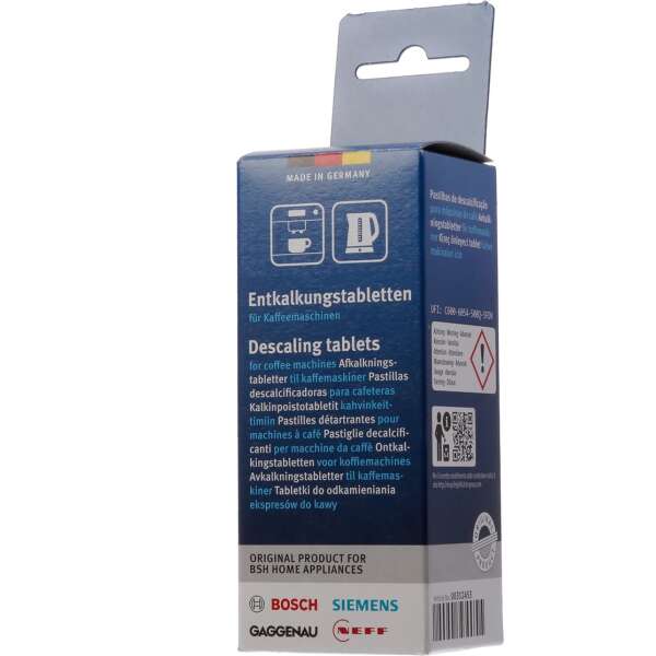 Kalkinpoistotabletit kahvin- ja vedenkeittimiin