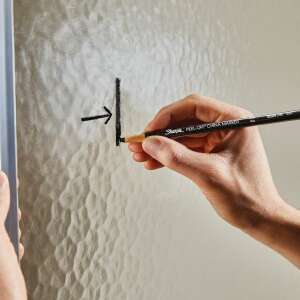 Kiinamarkkeri valkoinen Tuck. 12 kappaleen pakkaus