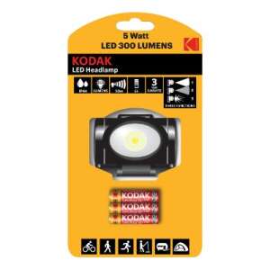 LED-otsalamppu 300lm sis. 3xAAA