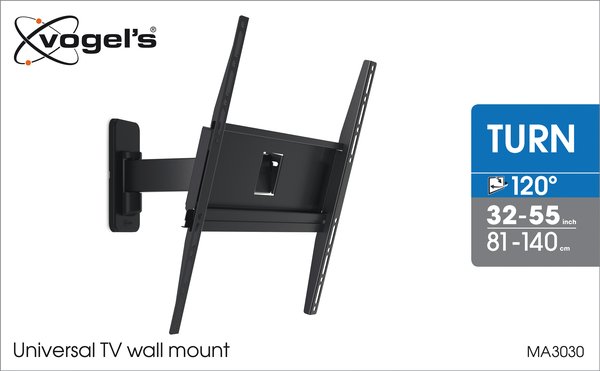 MA3030 Seinäteline kääntyy 180 astetta 32-55 tuumaa