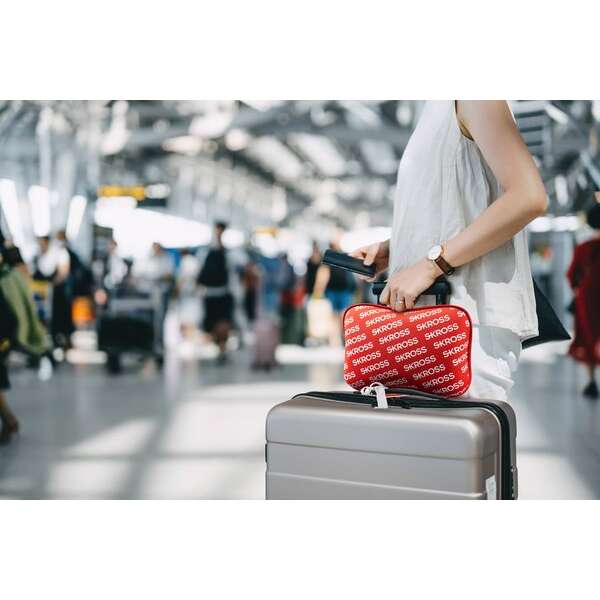 Matkapatja Mini - Punainen / Skross-painatus