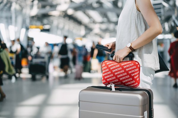 Matkapatja Mini - Punainen / Skross-painatus