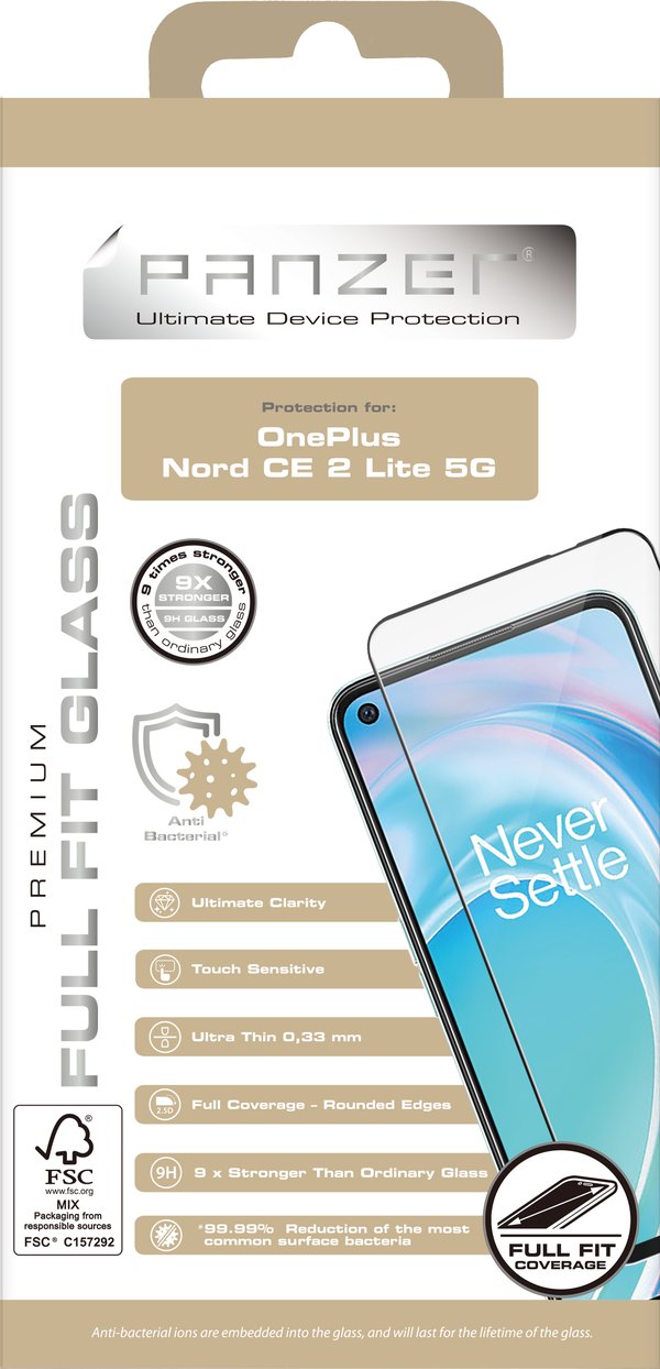 OnePlus Nord CE 2 Lite 5G Full-fit Glass Black