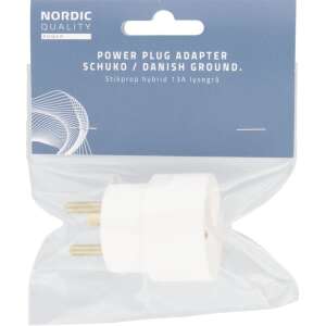 Plug-in-hybridi 13A - Valkoinen (Tanskalainen)