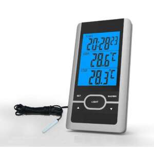 Sisä-/ulkolämpömittari kellolla