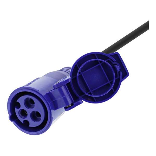 Sovitinjohto, CEE 16A, CEE-pistoke CEE7/7 ulkokäyttöön 1m