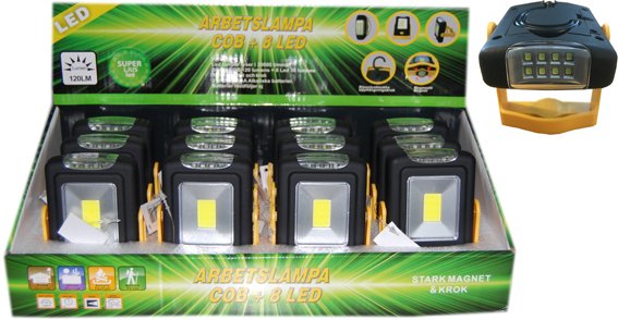 Työlamppu 8 LED