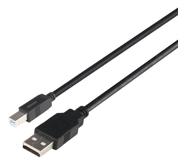 USB 2.0-kaapeli tyyppi A - tyyppi B