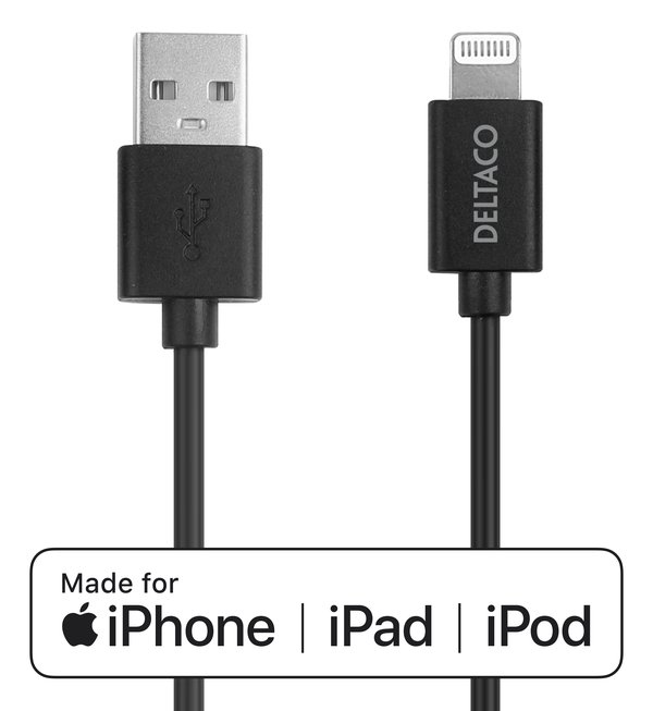 USB-A- Lightning-kaapeli