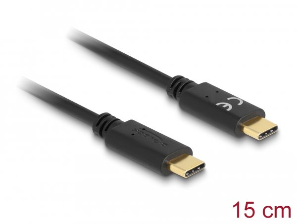 USB Type-C? Latauskaapeli 15 cm PD 5 A E-Markerilla