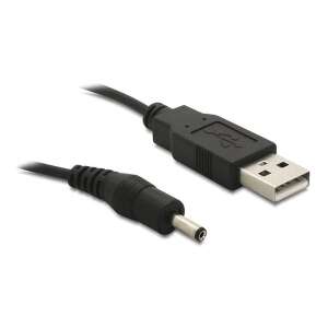 USB-virtajohto USB 2.0 tyyppi A ma DC 3.5x1.35mm 1.5m musta