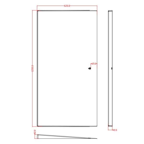 Valutusalusta, 120 x 62 cm, läpinäkyvä
