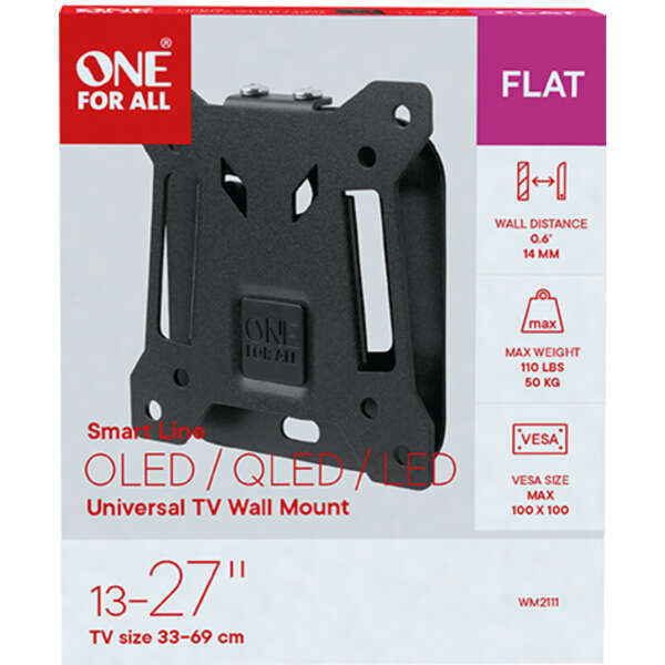 OFFICE UltraSlim FullMotion -seinäkiinnike, kallistus 43–90", 60 kg